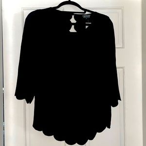 Black Shirt open back